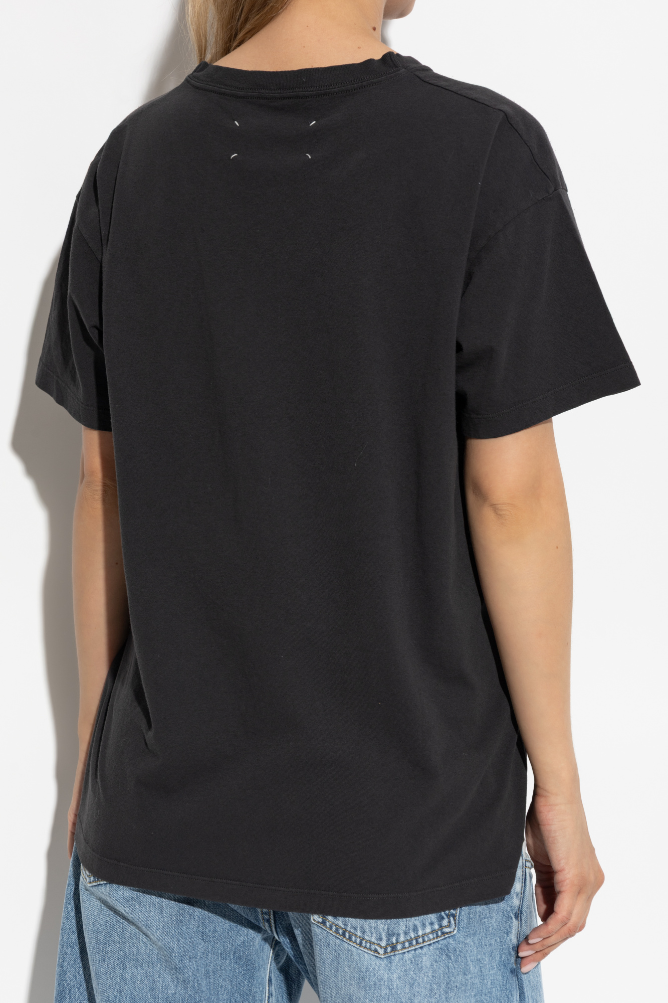 Black T-shirt with logo Maison Margiela - Vitkac AS